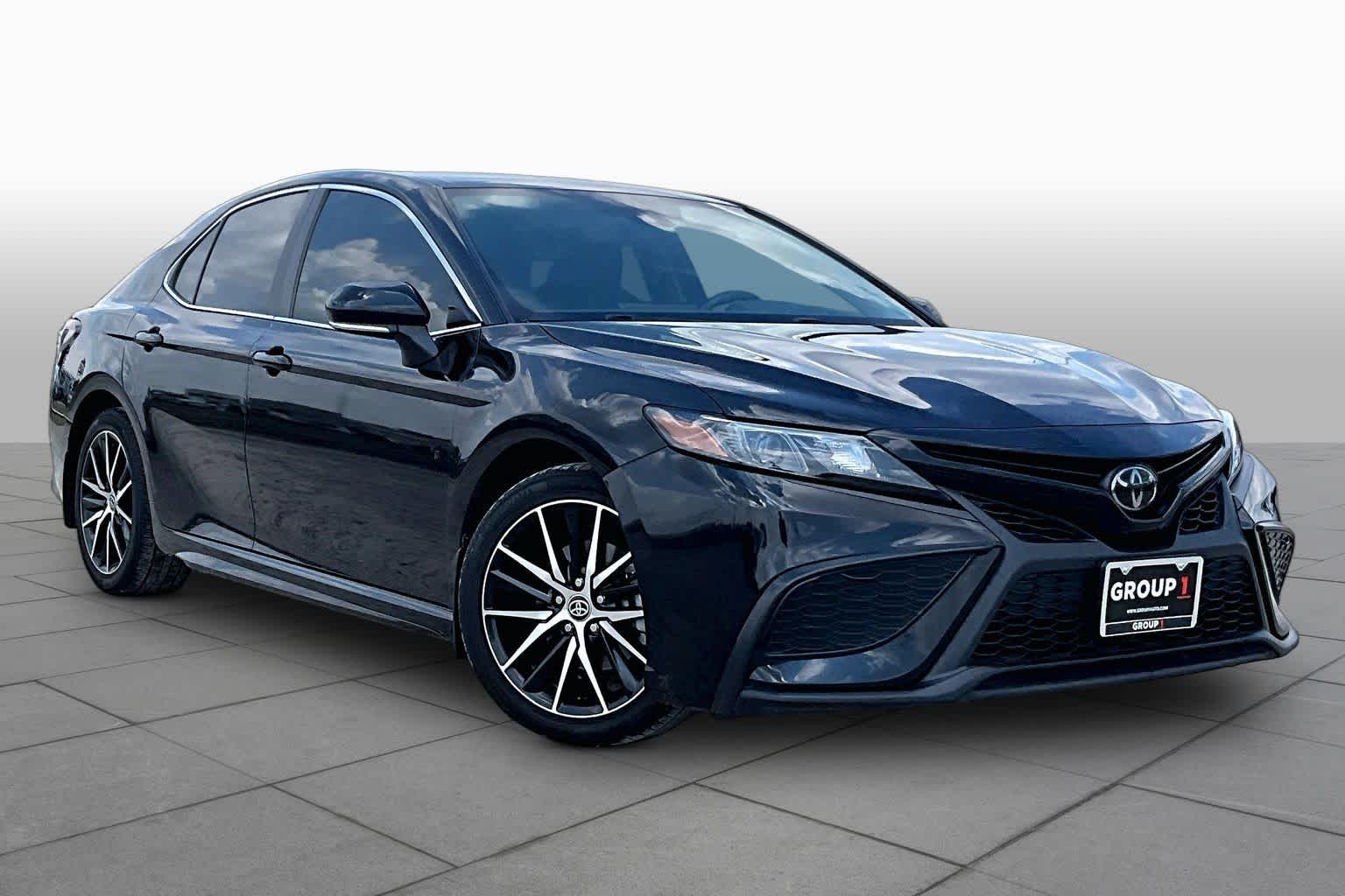 2023 Toyota Camry SE Midnight Black Metallic at Group 1 Toyota Southwest