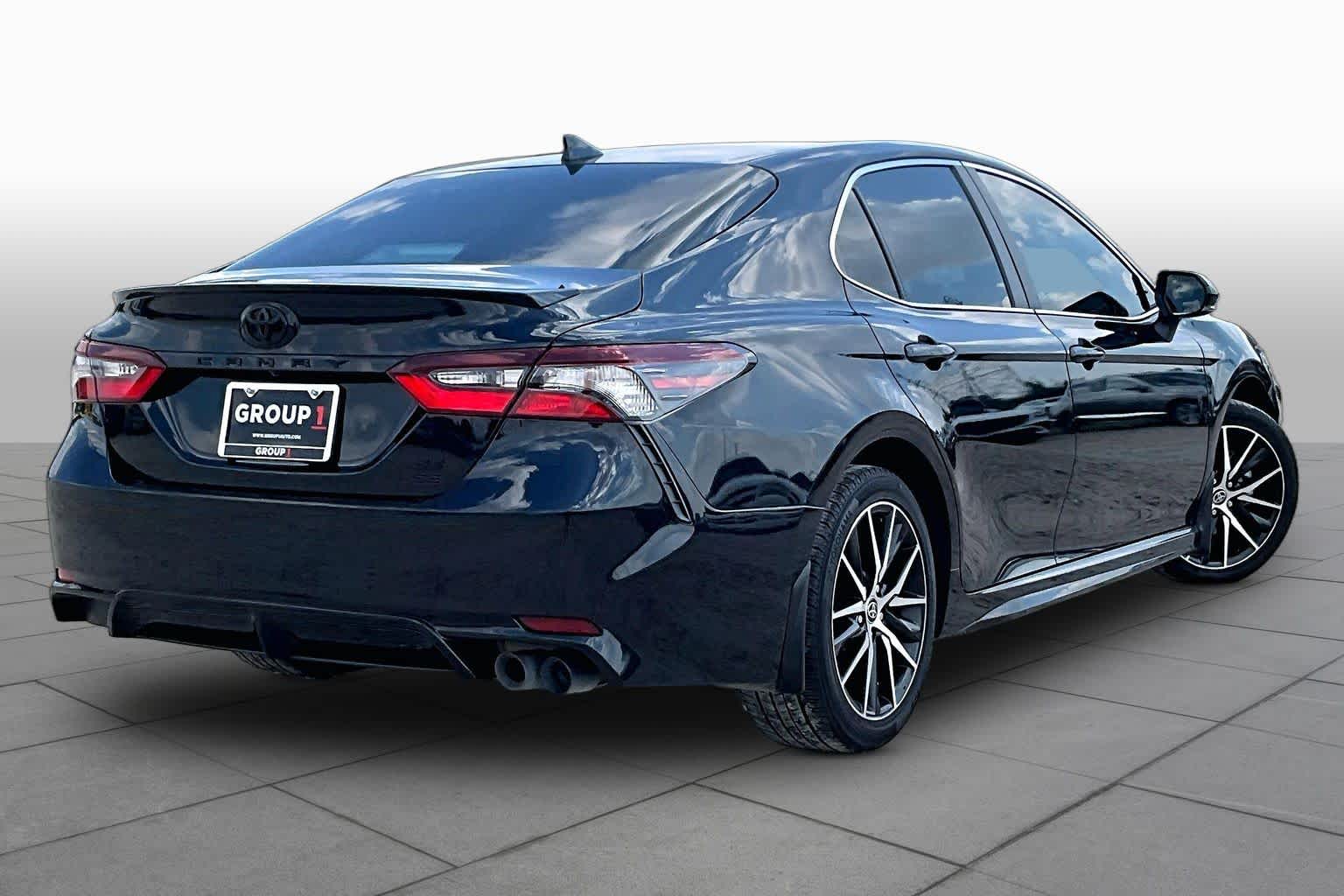 2023 Toyota Camry SE Midnight Black Metallic at Group 1 Toyota Southwest