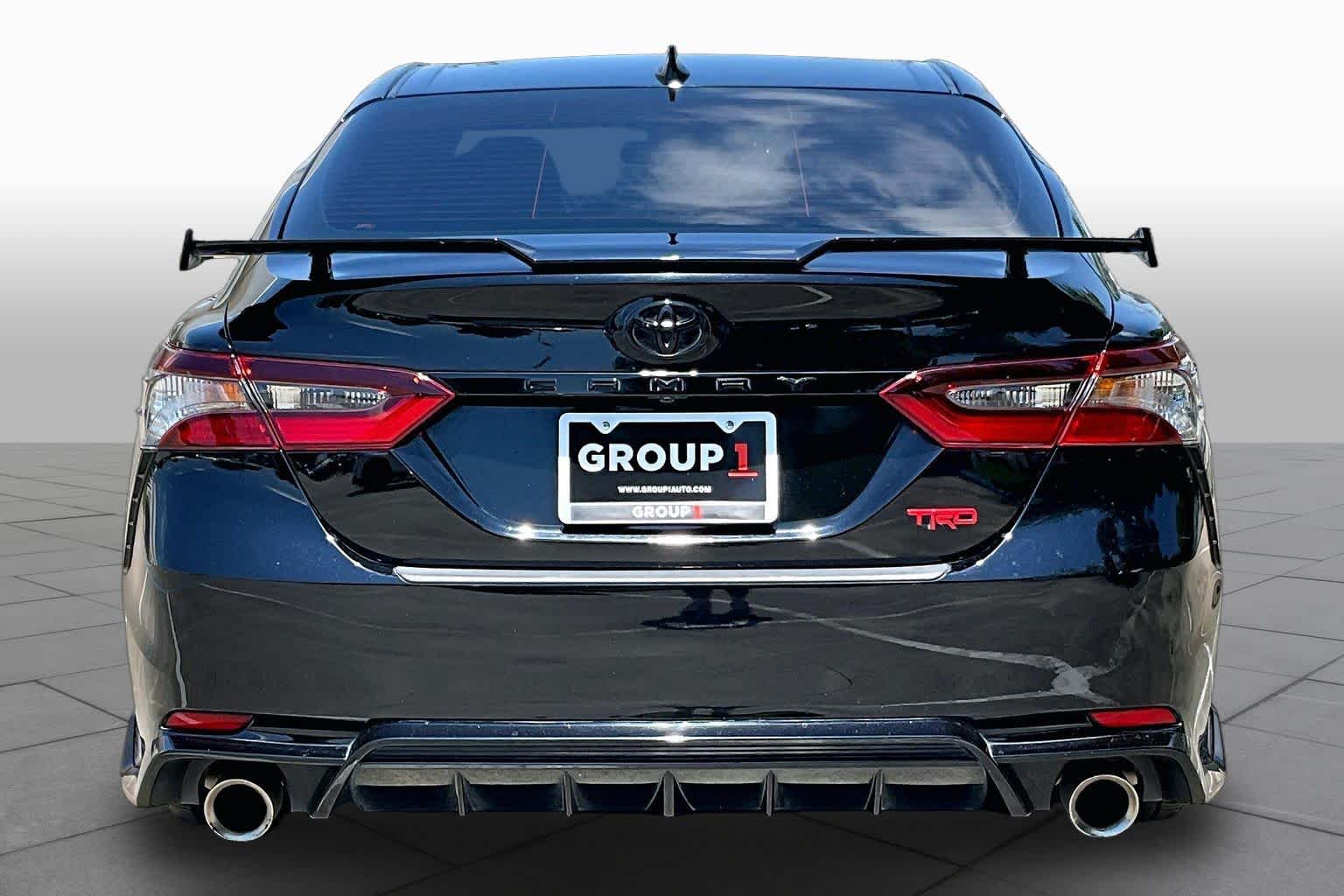 2024 Toyota Camry TRD V6 Midnight Black Metallic at Tomball Ford