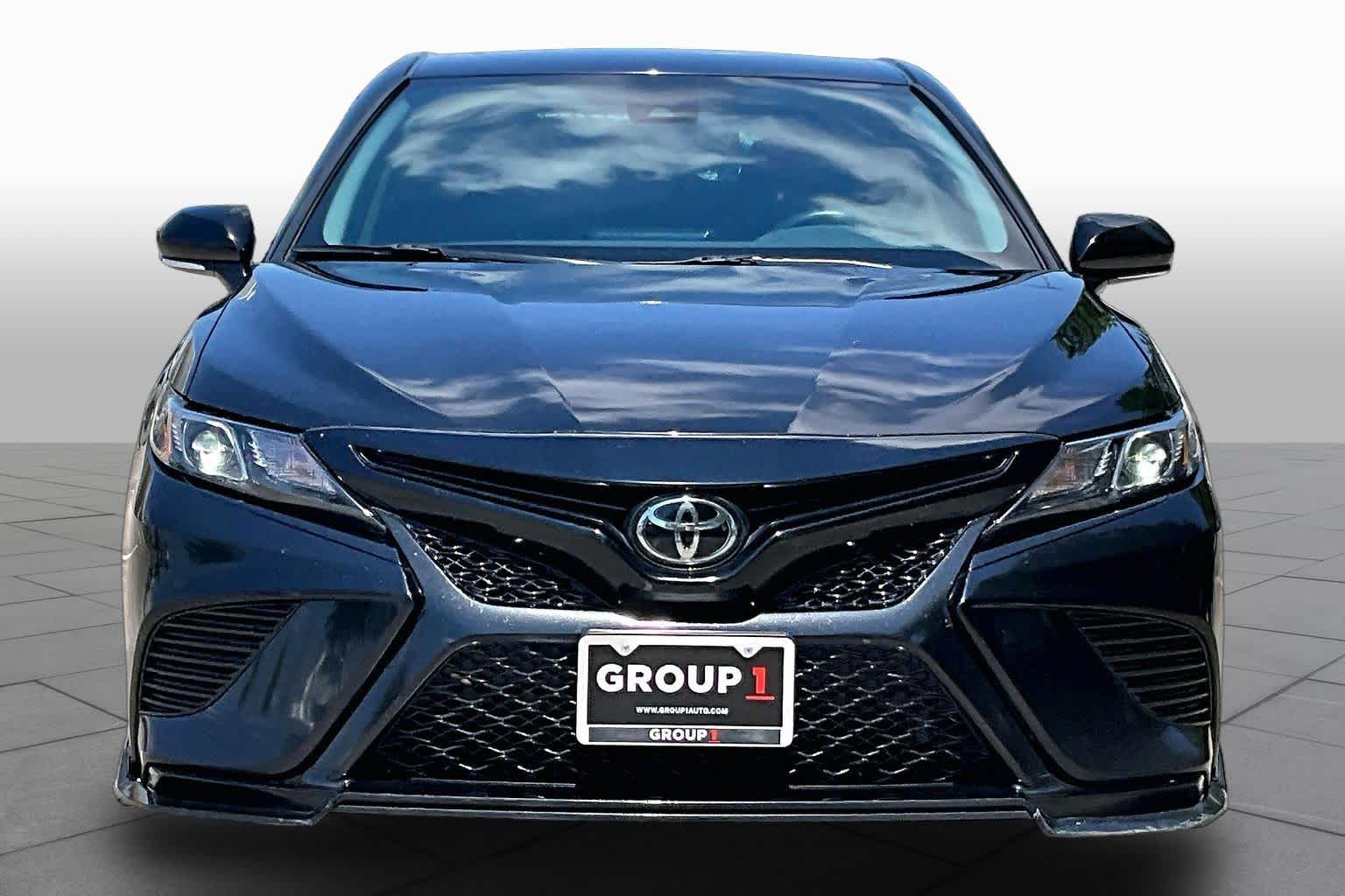 2024 Toyota Camry TRD V6 Midnight Black Metallic at Tomball Ford