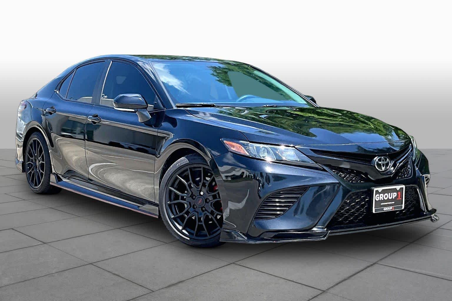 2024 Toyota Camry TRD V6 Midnight Black Metallic at Tomball Ford