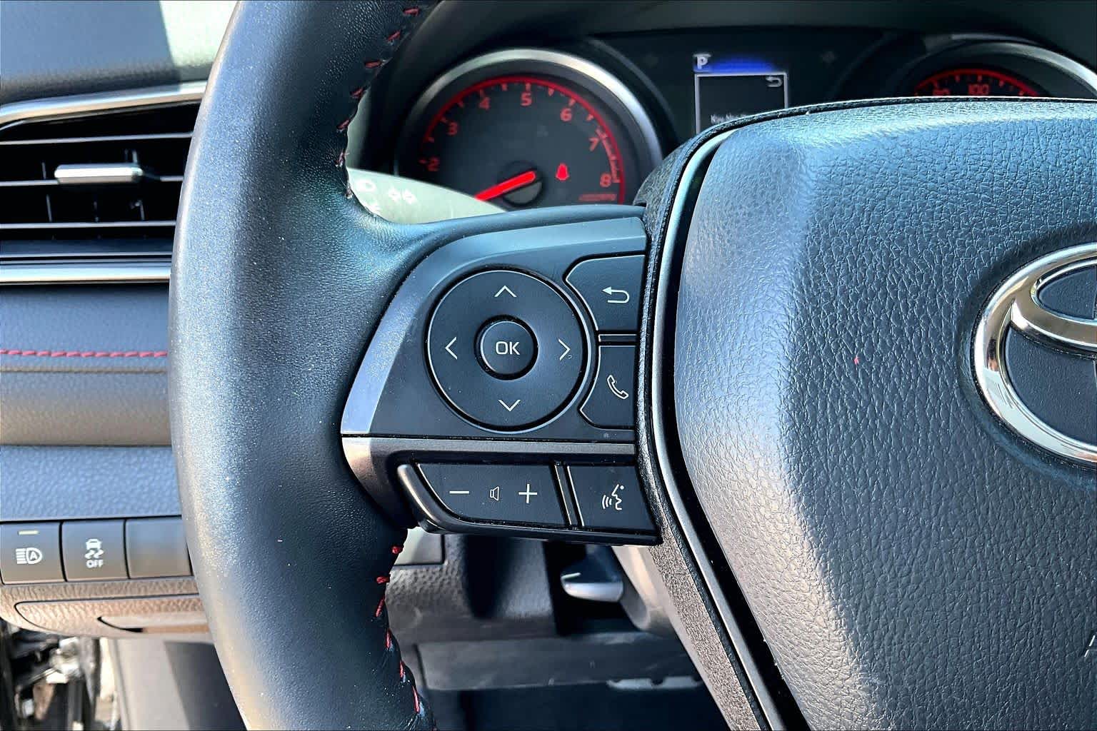 2024 Toyota Camry TRD V6 Midnight Black Metallic at Tomball Ford