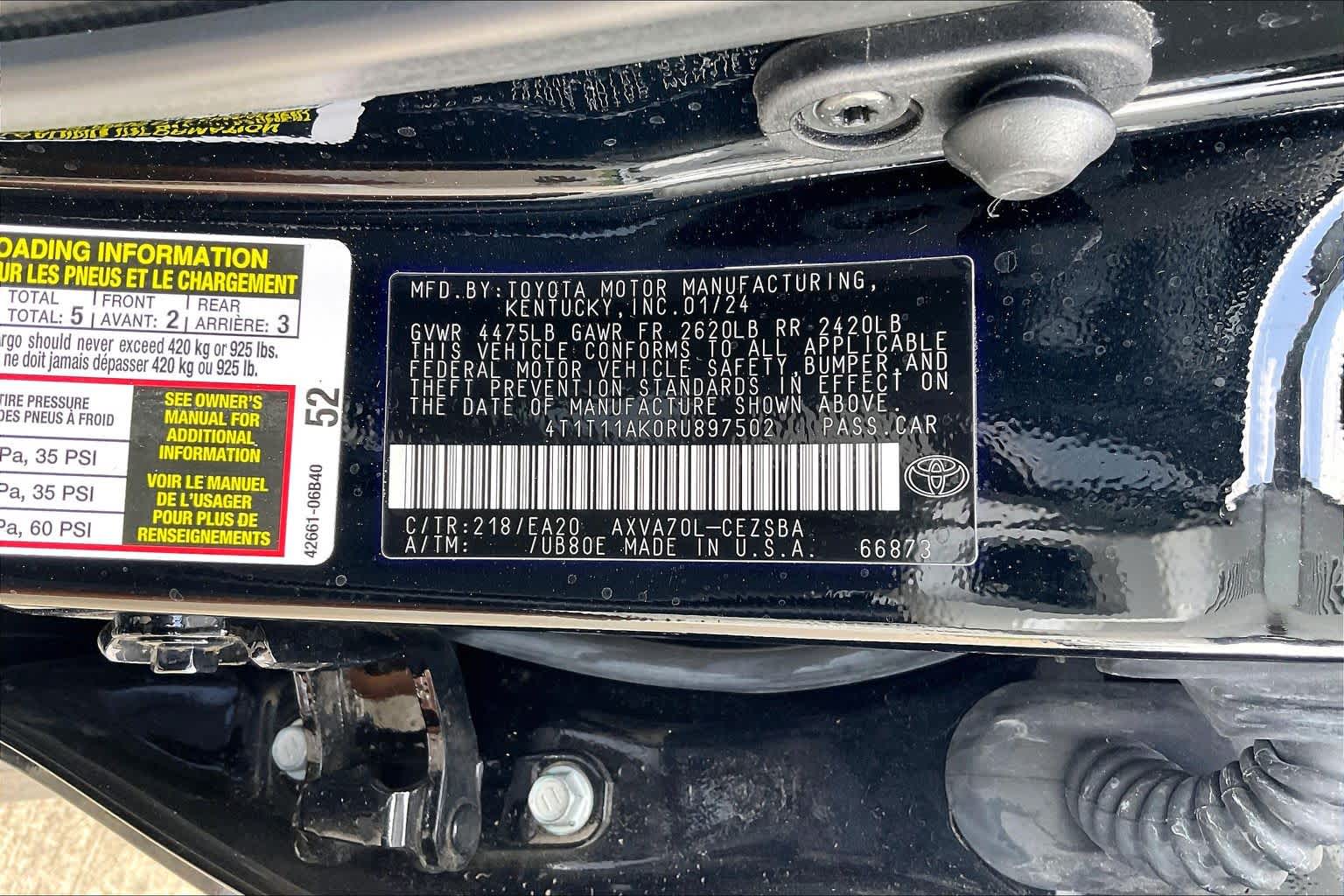 2024 Toyota Camry SE Midnight Black Metallic at Group 1 Toyota Southwest