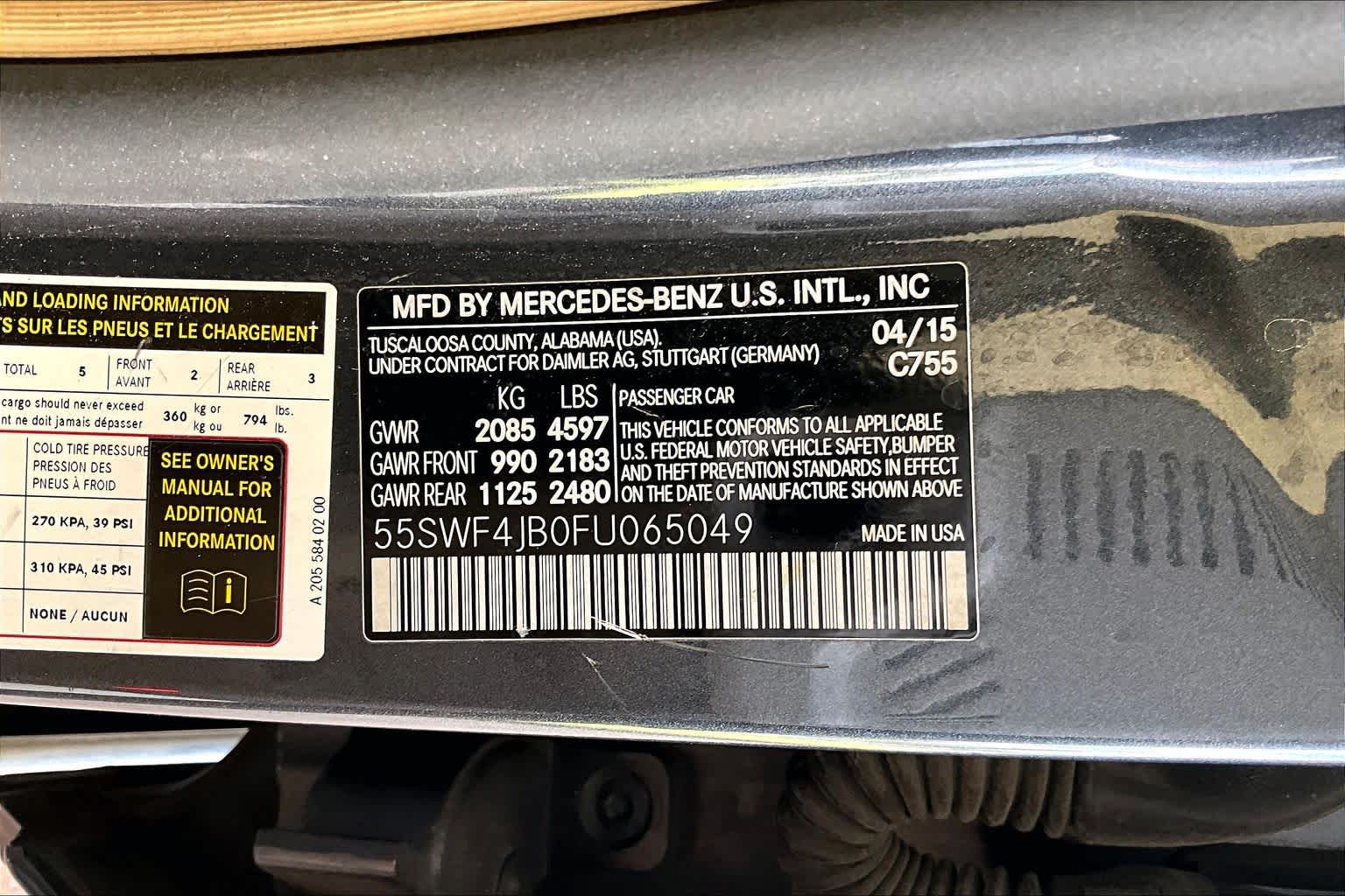 2015 Mercedes-Benz C 300 photo 33 of 33