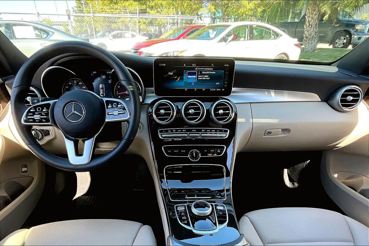 2019 Mercedes-Benz C-Class C 300 Polar White at HGreg Houston