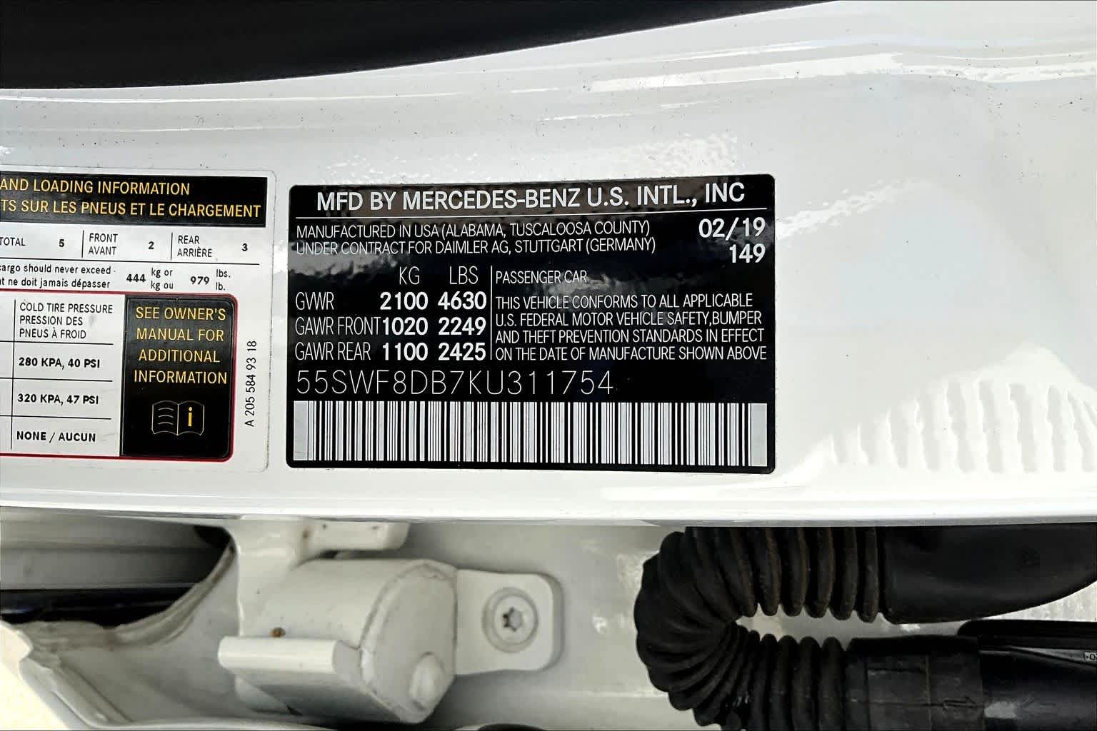 2019 Mercedes-Benz C-Class C 300 Polar White at HGreg Houston