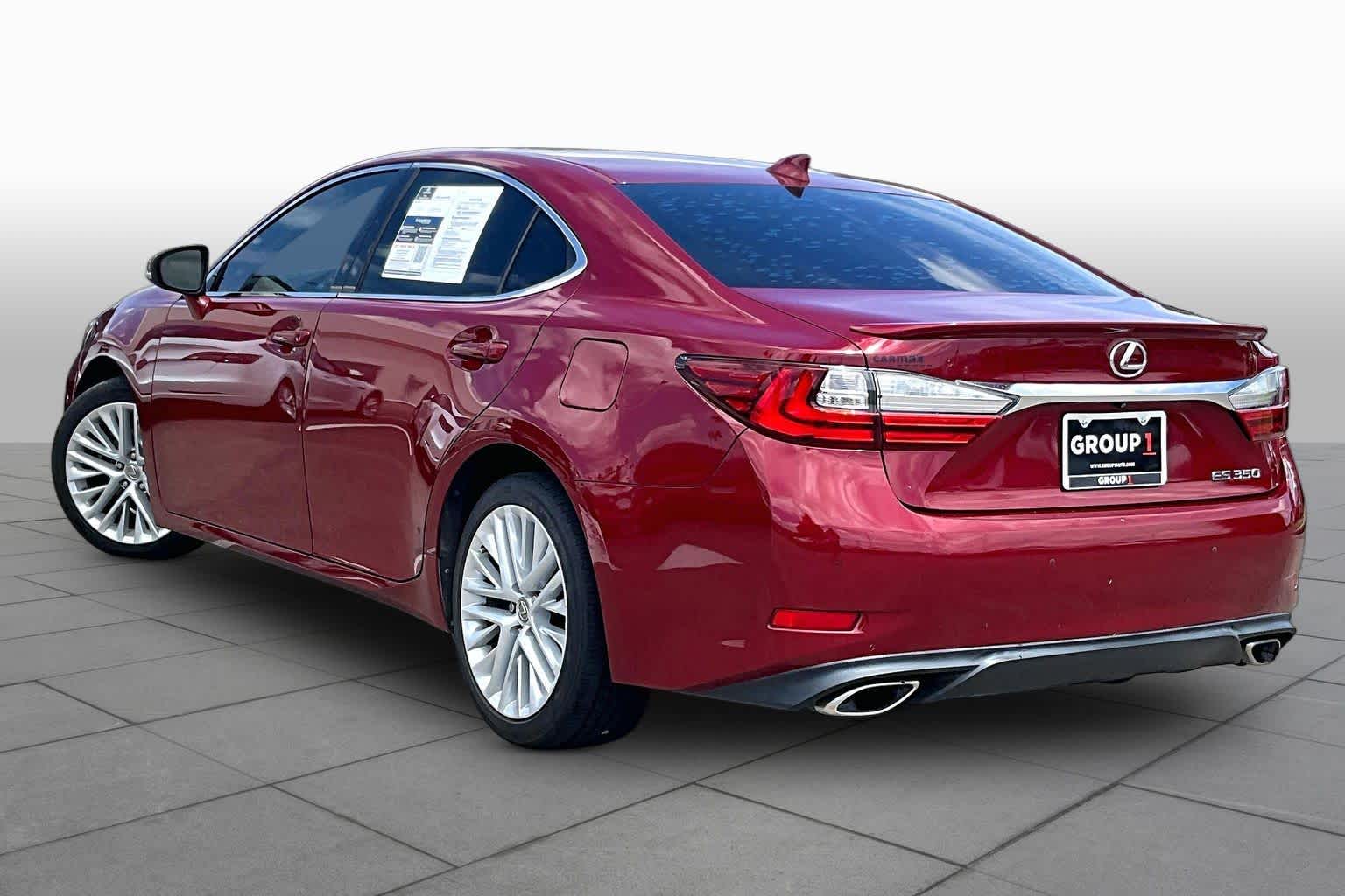 2016 Lexus ES 350  Matador Red Mica at Group 1 Toyota Southwest
