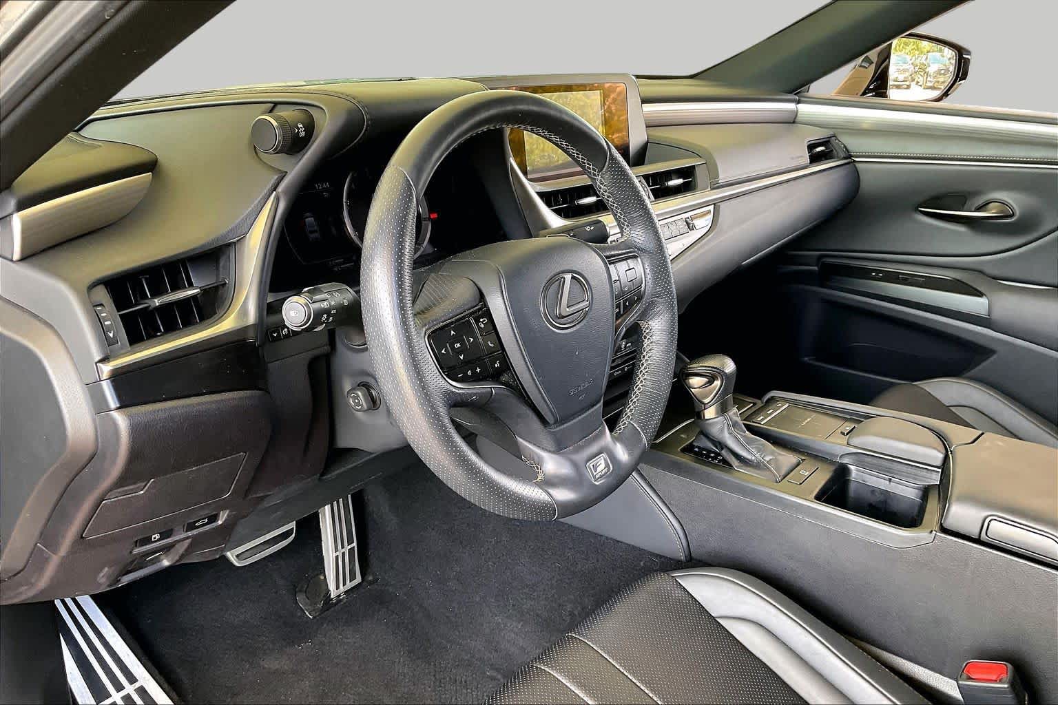 2020 Lexus ES 350 F SPORT  Nebula Gray Pearl at Lexus of Clear Lake
