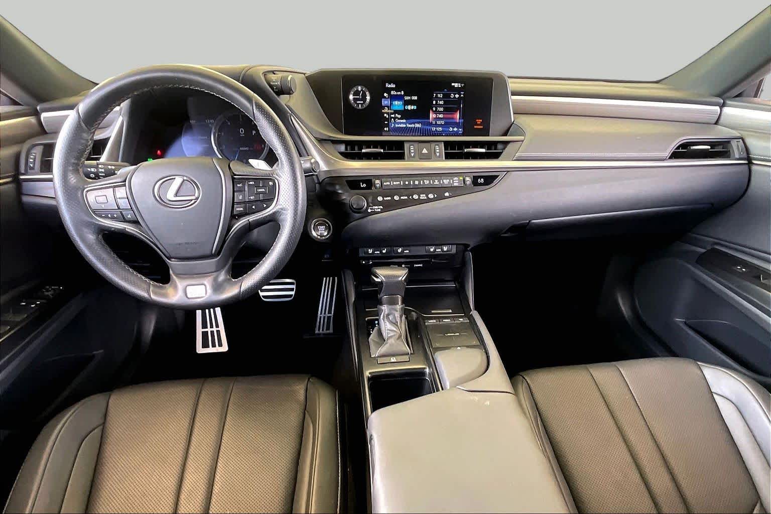 2020 Lexus ES 350 F SPORT  Nebula Gray Pearl at Lexus of Clear Lake