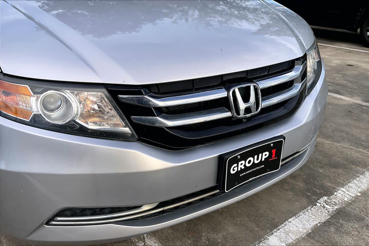 2015 Honda Odyssey EX-L Alabaster Silver Metallic at AutoNation USA Katy