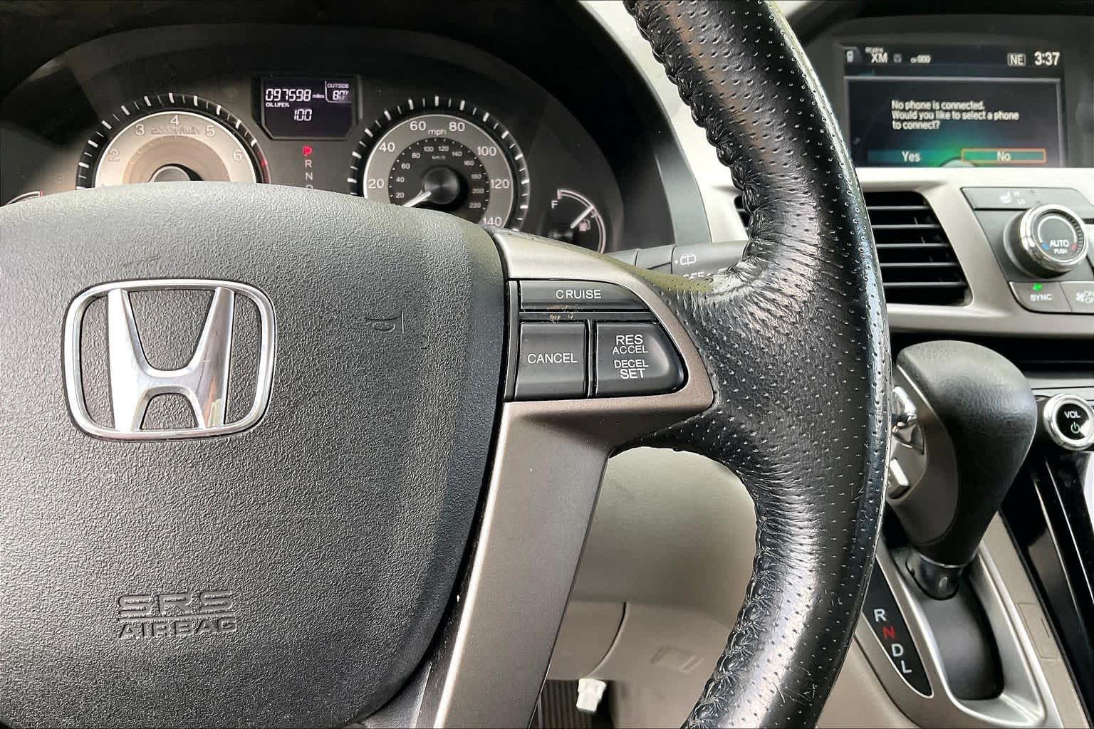 2015 Honda Odyssey EX-L Alabaster Silver Metallic at AutoNation USA Katy