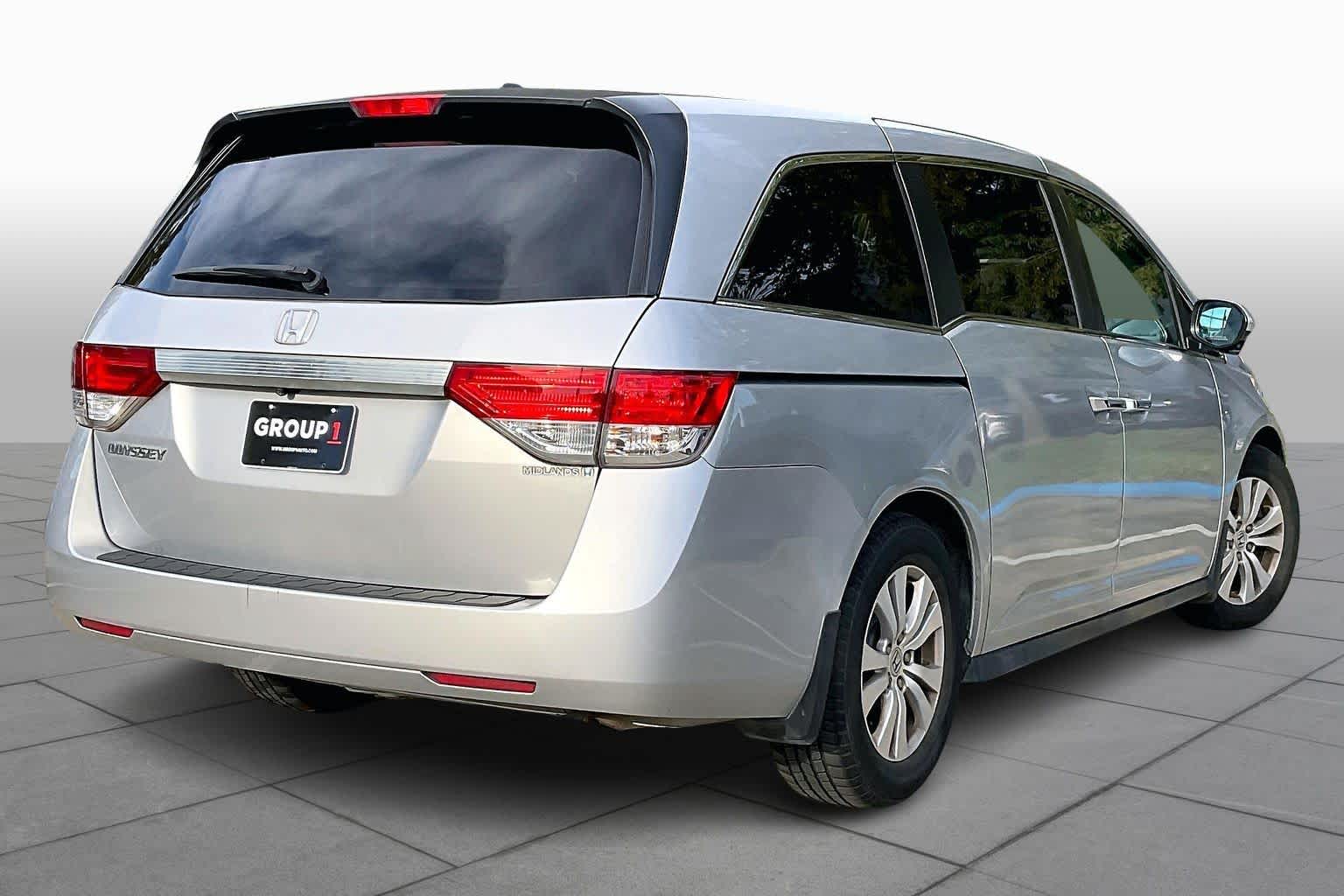 2015 Honda Odyssey EX-L Alabaster Silver Metallic at AutoNation USA Katy