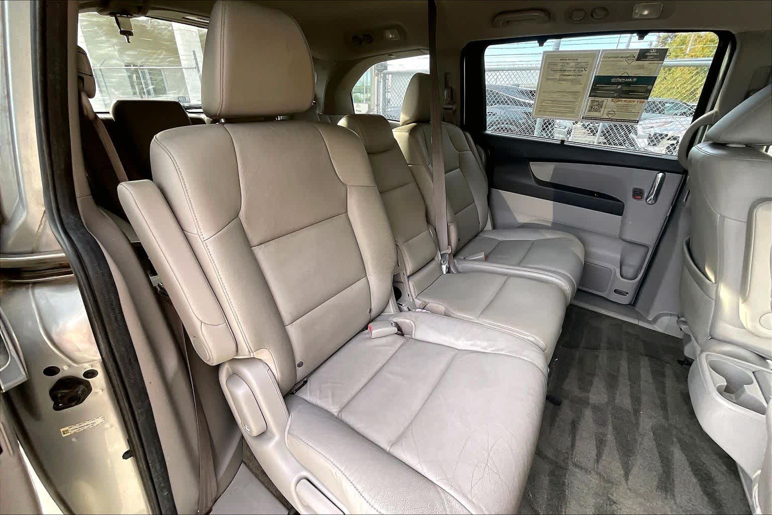 2015 Honda Odyssey EX-L Alabaster Silver Metallic at AutoNation USA Katy