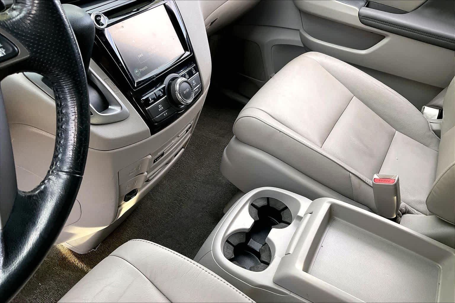 2015 Honda Odyssey EX-L Alabaster Silver Metallic at AutoNation USA Katy