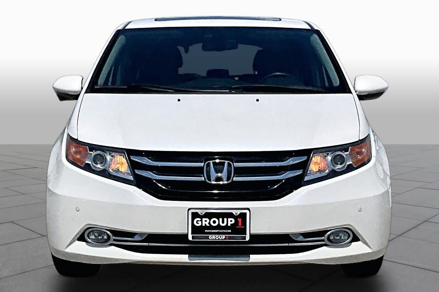 2016 Honda Odyssey Touring White Diamond Pearl at AutoNation Toyota Gulf Fwy