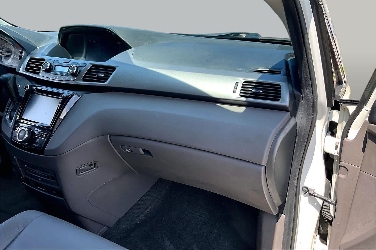 2016 Honda Odyssey Touring White Diamond Pearl at AutoNation Toyota Gulf Fwy