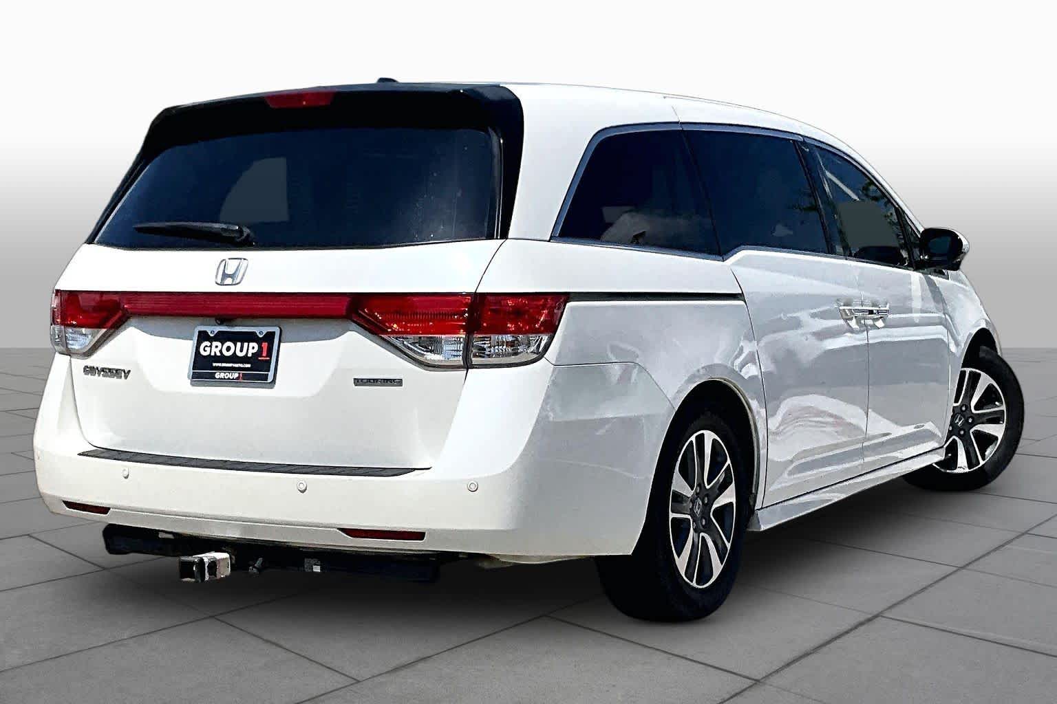 2016 Honda Odyssey Touring White Diamond Pearl at AutoNation Toyota Gulf Fwy