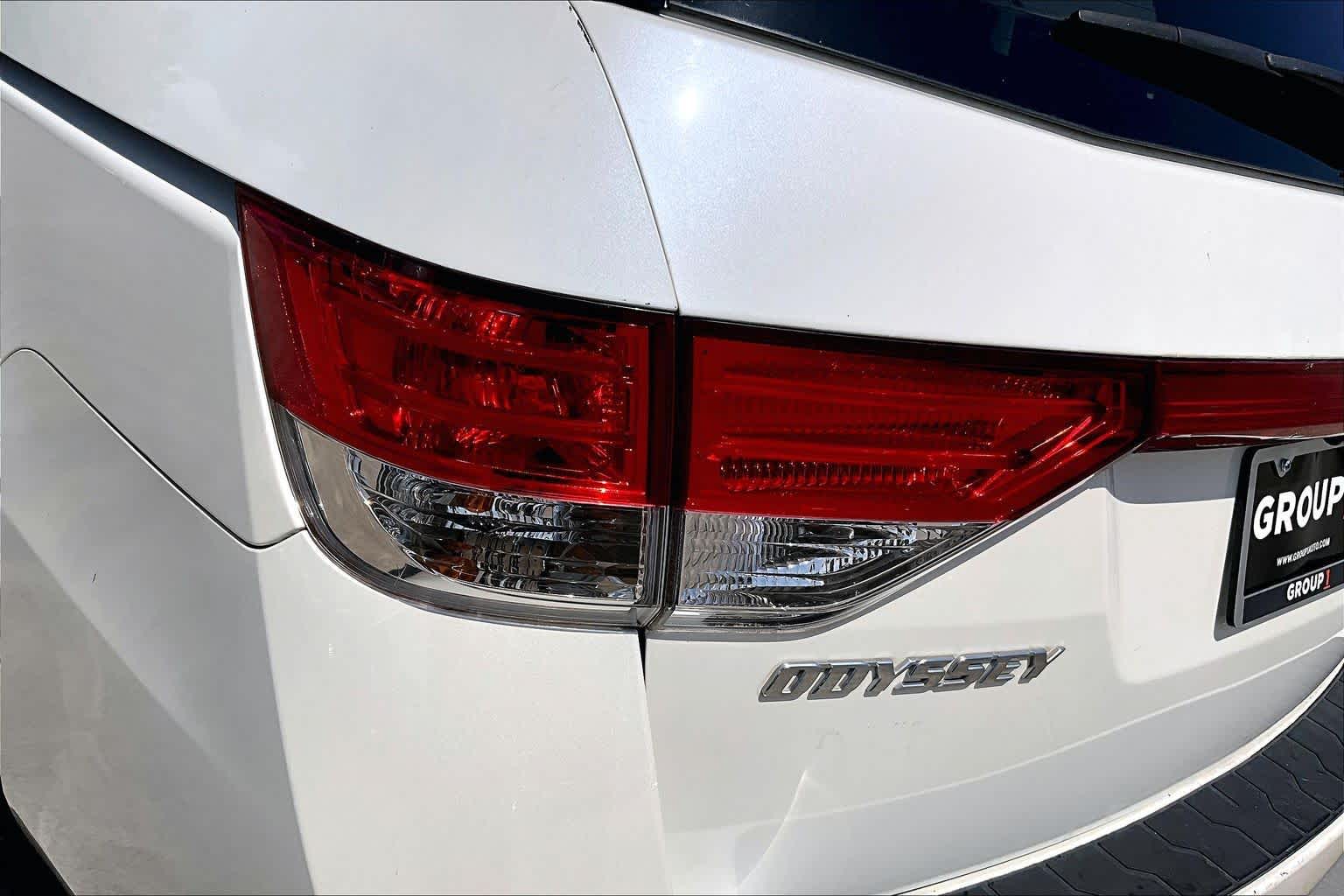 2016 Honda Odyssey Touring White Diamond Pearl at AutoNation Toyota Gulf Fwy