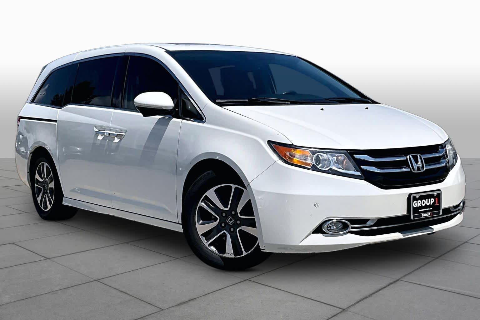 2016 Honda Odyssey Touring White Diamond Pearl at AutoNation Toyota Gulf Fwy