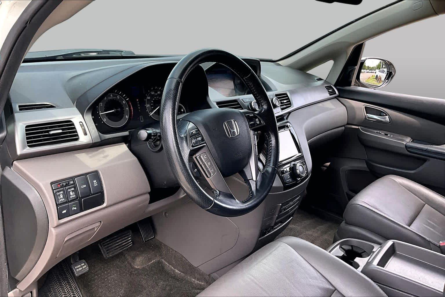 2014 Honda Odyssey Touring White Diamond Pearl at Ron Craft Chevrolet Cadillac