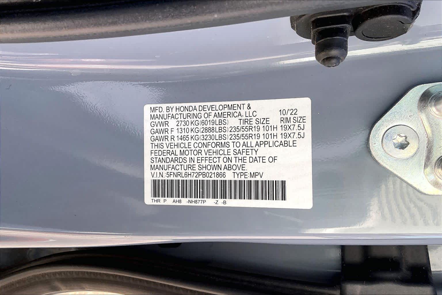 2023 Honda Odyssey photo 35 of 35