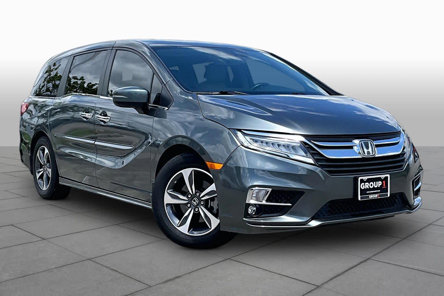 2019 Honda Odyssey Touring Forest Mist Metallic at Beck & Masten Kia