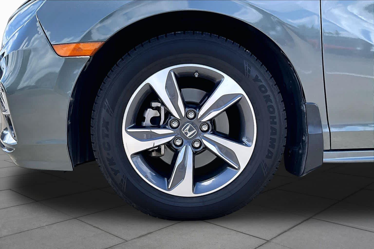 2019 Honda Odyssey Touring Forest Mist Metallic at Beck & Masten Kia