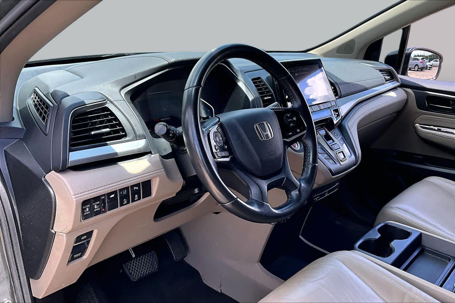 2019 Honda Odyssey Touring Forest Mist Metallic at Beck & Masten Kia