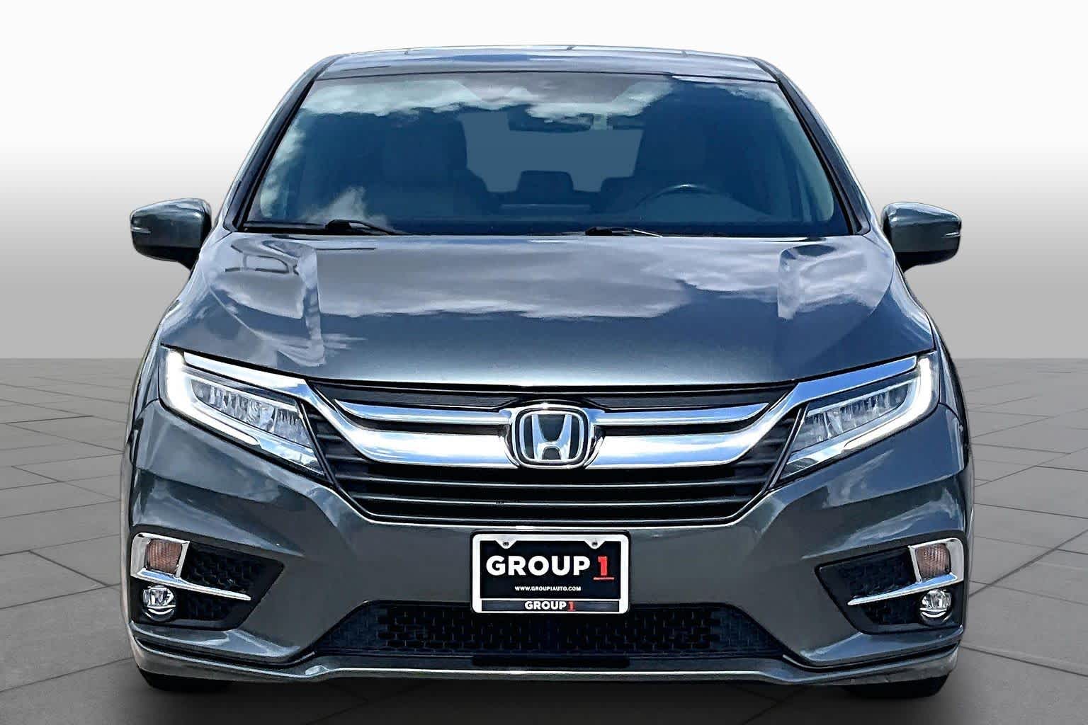 2019 Honda Odyssey Touring Forest Mist Metallic at Beck & Masten Kia