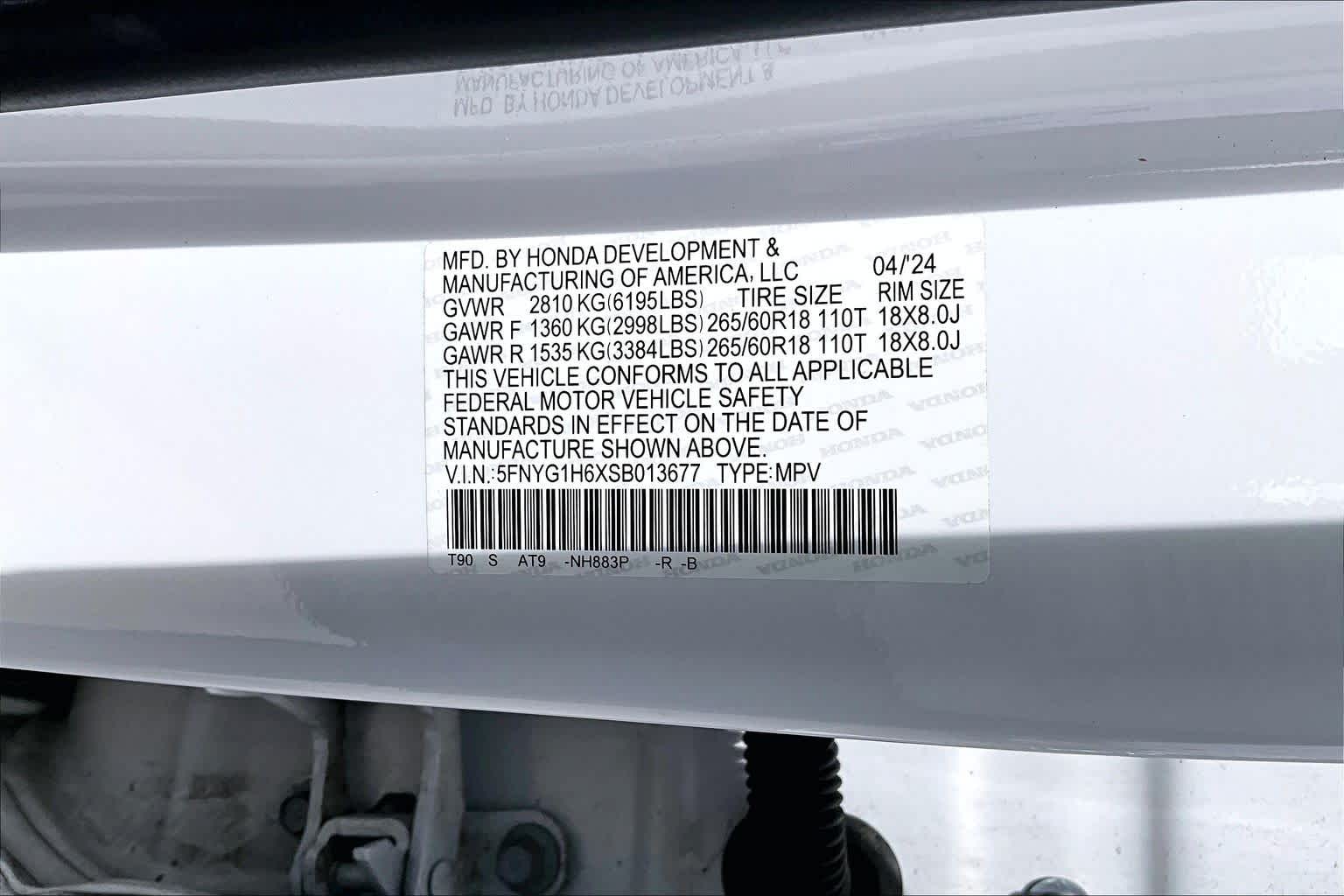 2025 Honda Pilot TrailSport Platinum White Pearl at Honda of Clear Lake