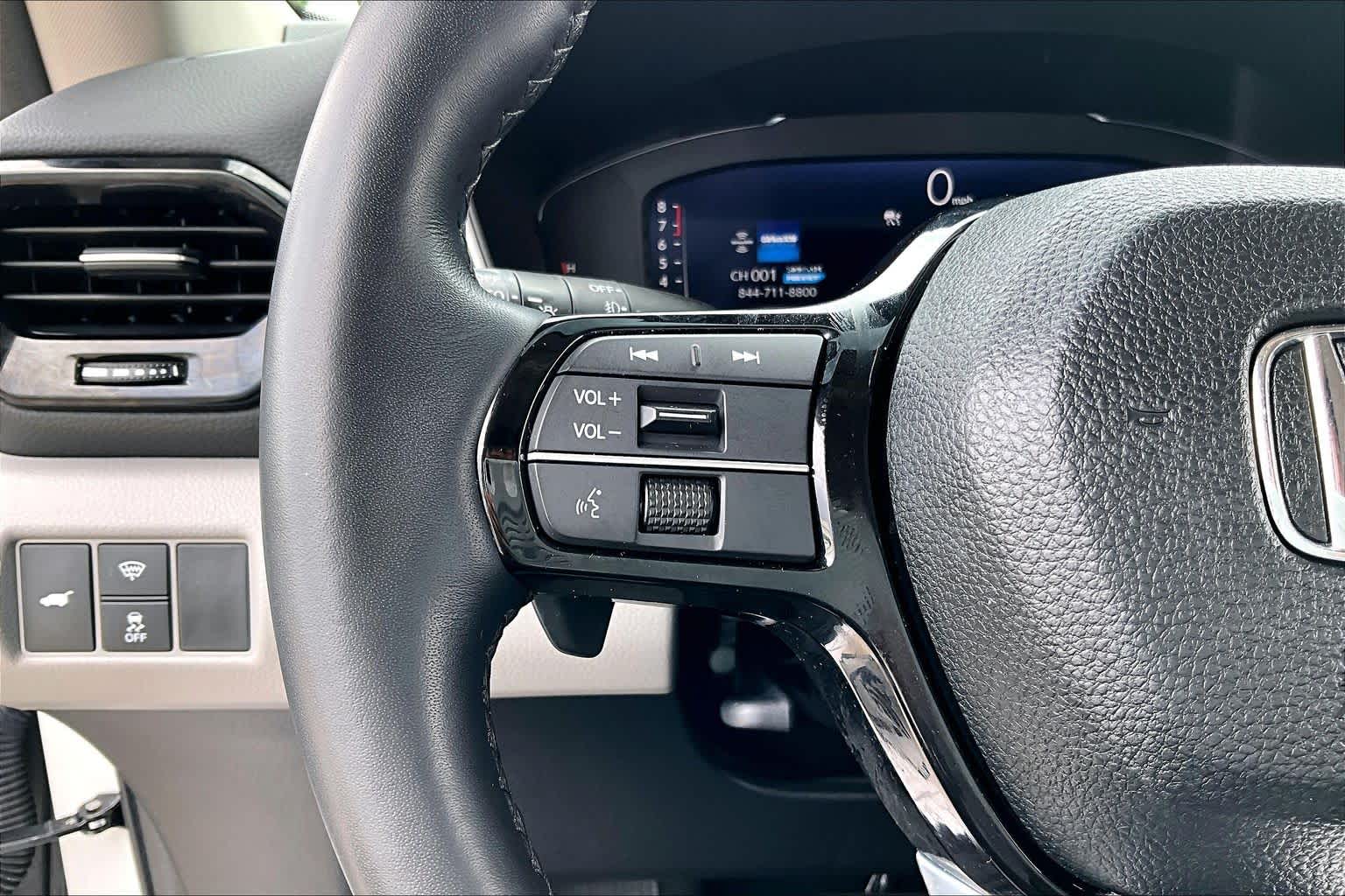 2023 Honda Pilot Elite Platinum White Pearl at AutoNation Chrysler Jeep Dodge Ram Spring