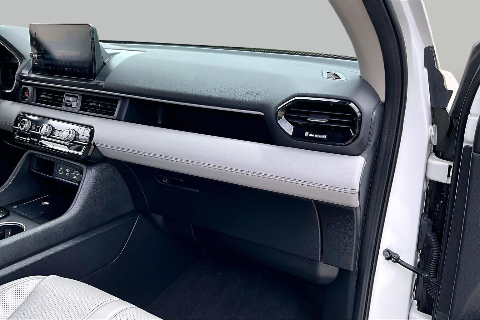 2023 Honda Pilot Elite Platinum White Pearl at AutoNation Chrysler Jeep Dodge Ram Spring