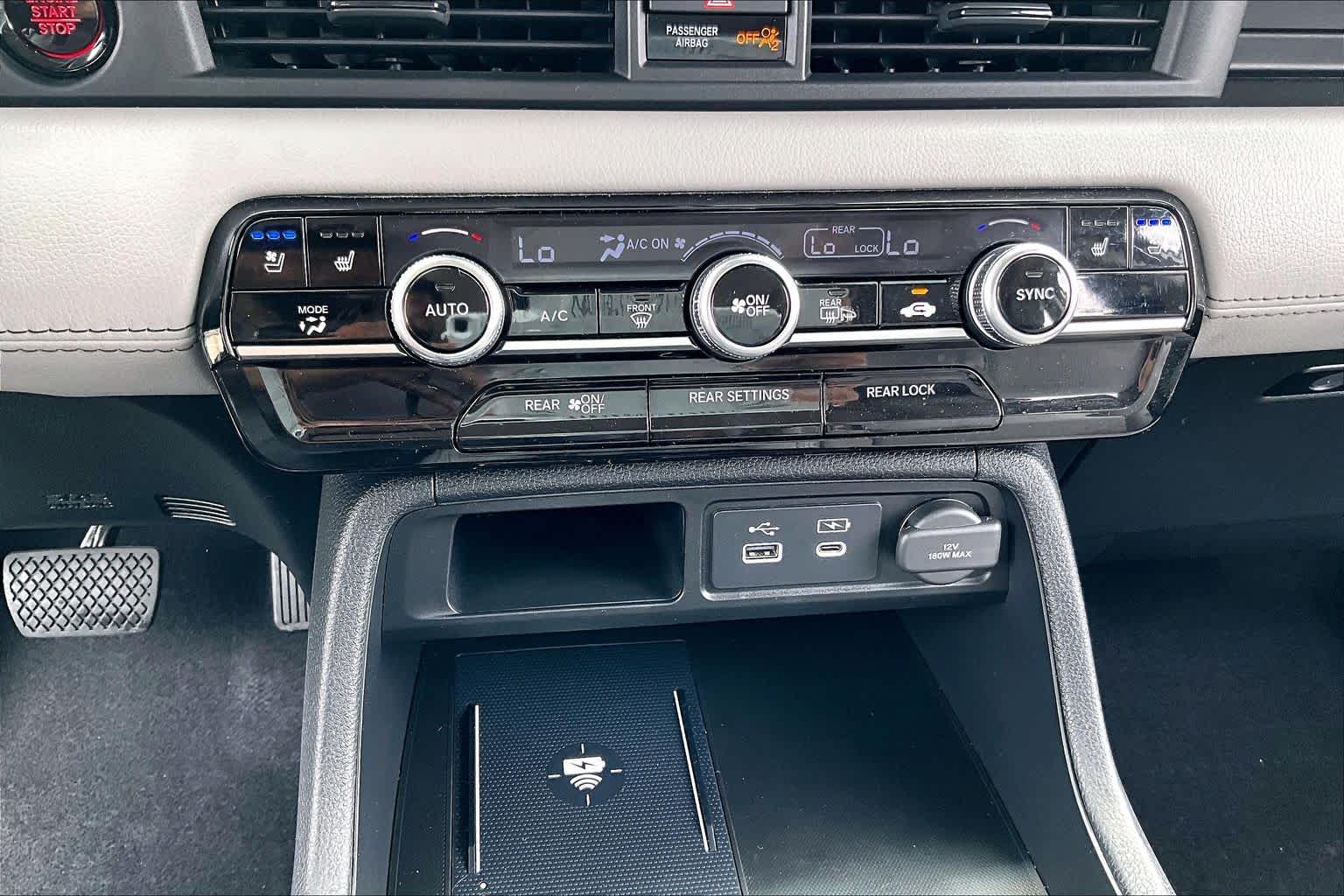2023 Honda Pilot Elite Platinum White Pearl at AutoNation Chrysler Jeep Dodge Ram Spring