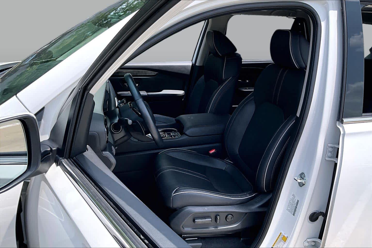 2023 Honda Pilot Elite Platinum White Pearl at AutoNation Chrysler Jeep Dodge Ram Spring