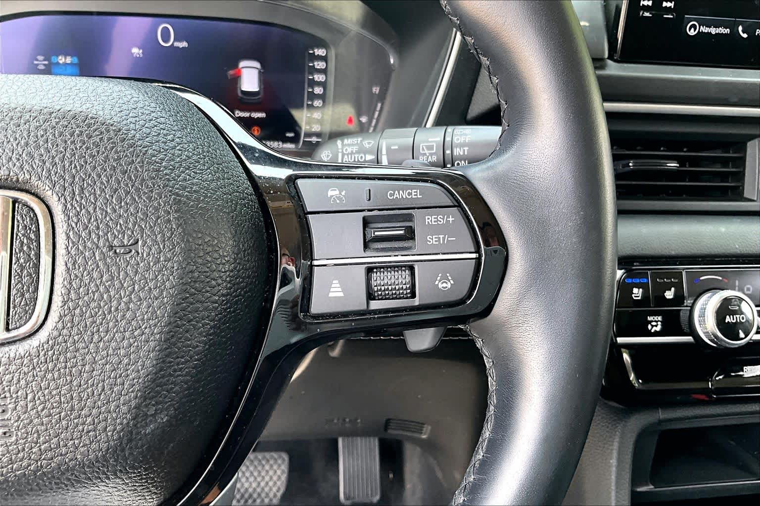 2023 Honda Pilot Elite Platinum White Pearl at AutoNation Chrysler Jeep Dodge Ram Spring