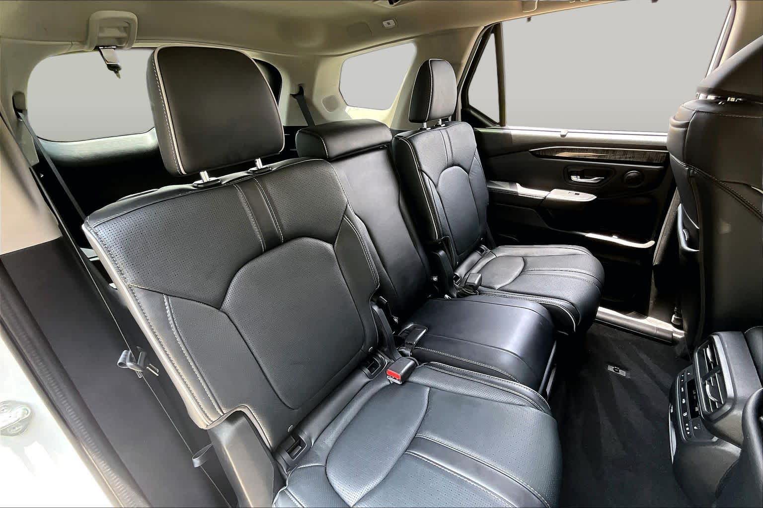 2023 Honda Pilot Elite Platinum White Pearl at AutoNation Chrysler Jeep Dodge Ram Spring