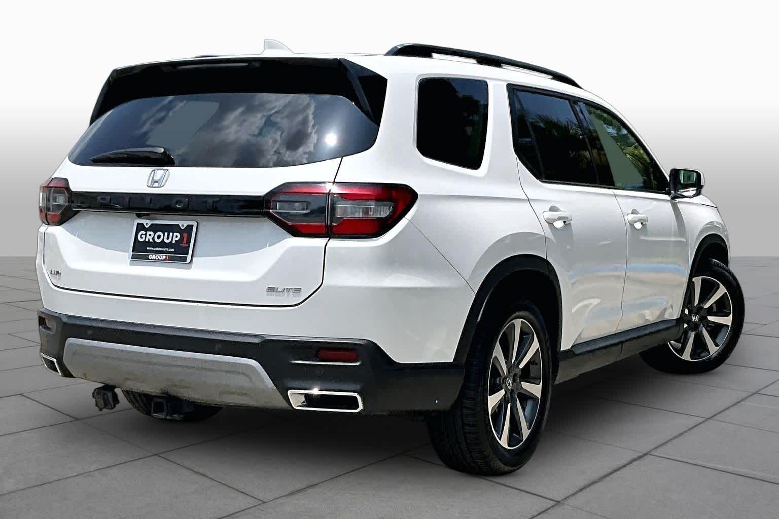 2023 Honda Pilot Elite Platinum White Pearl at AutoNation Chrysler Jeep Dodge Ram Spring