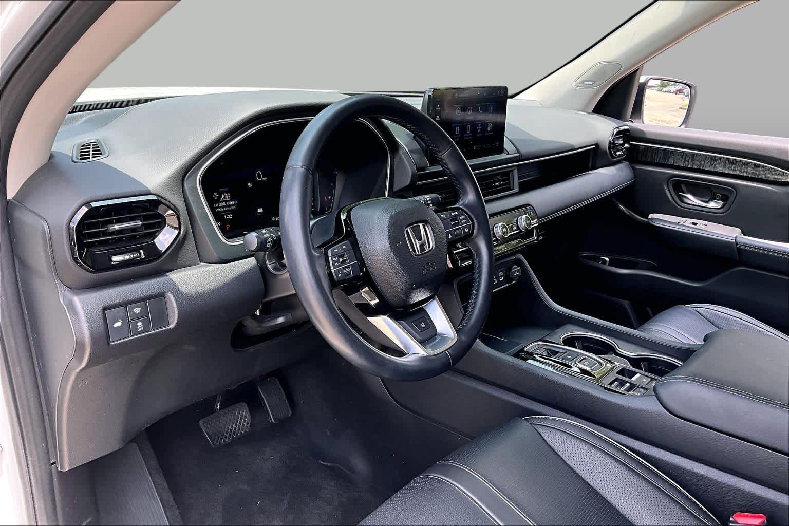 2023 Honda Pilot Elite Platinum White Pearl at AutoNation Chrysler Jeep Dodge Ram Spring