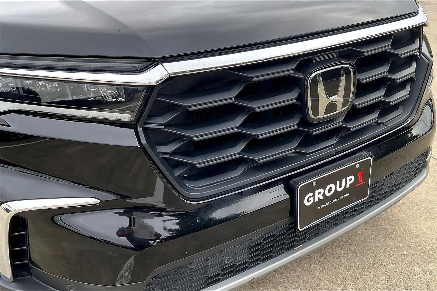 2023 Honda Pilot EX-L 8 Passenger Crystal Black Pearl at AutoNation USA Houston