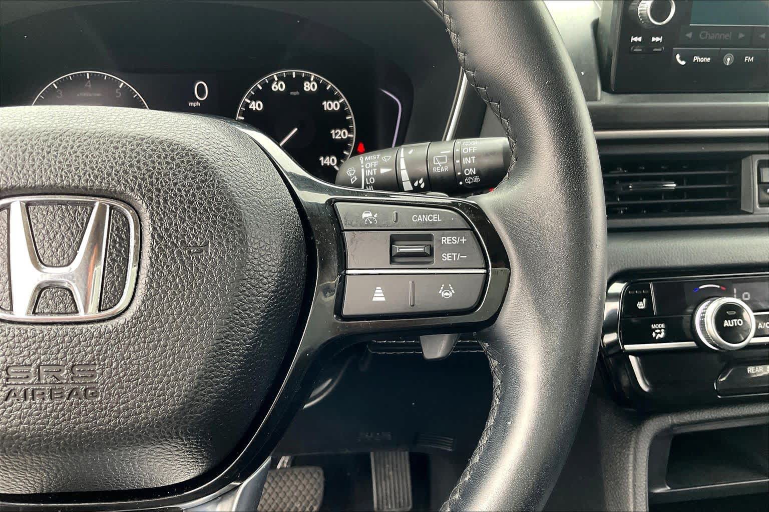 2023 Honda Pilot EX-L 8 Passenger Crystal Black Pearl at AutoNation USA Houston