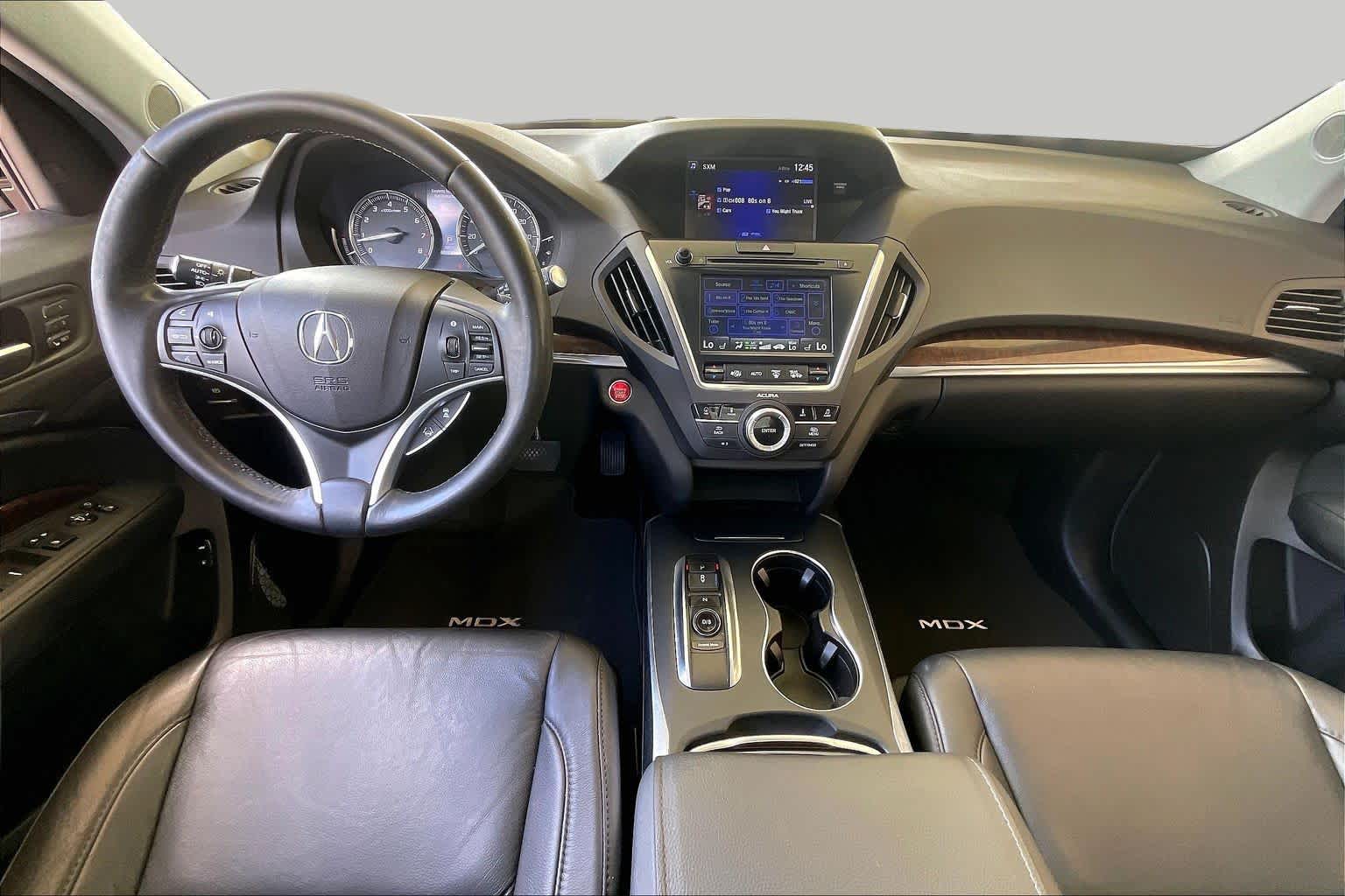 2017 Acura MDX w/Technology Pkg Crystal Black Pearl at Lone Star Chevrolet