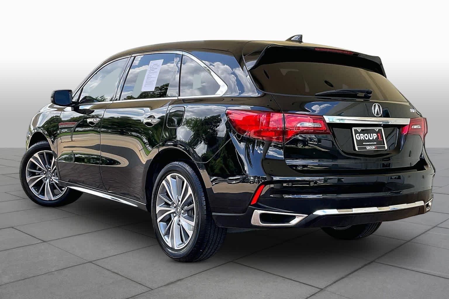 2017 Acura MDX w/Technology Pkg Crystal Black Pearl at Lone Star Chevrolet