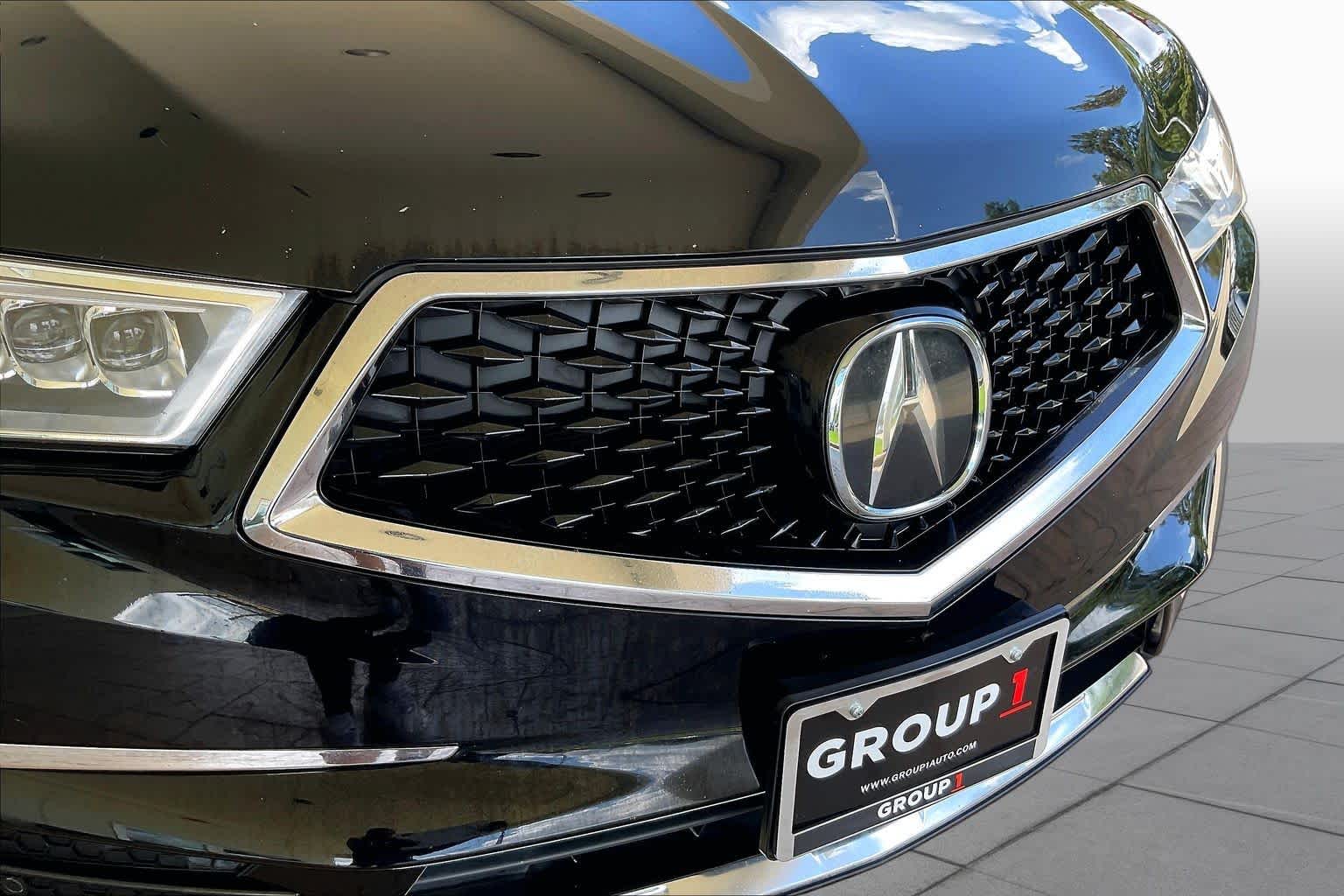 2017 Acura MDX w/Technology Pkg Crystal Black Pearl at Lone Star Chevrolet