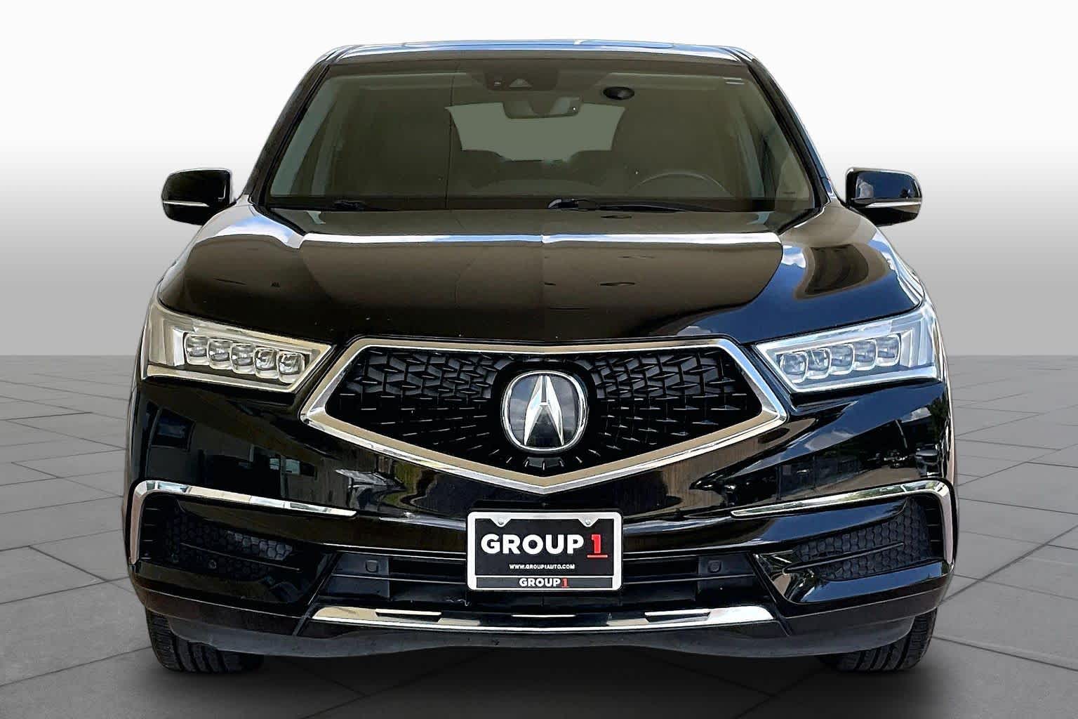 2017 Acura MDX w/Technology Pkg Crystal Black Pearl at Lone Star Chevrolet