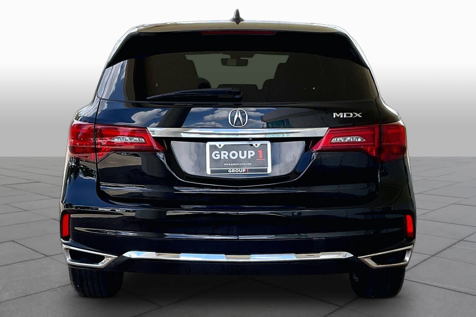 2017 Acura MDX w/Technology Pkg Crystal Black Pearl at Lone Star Chevrolet