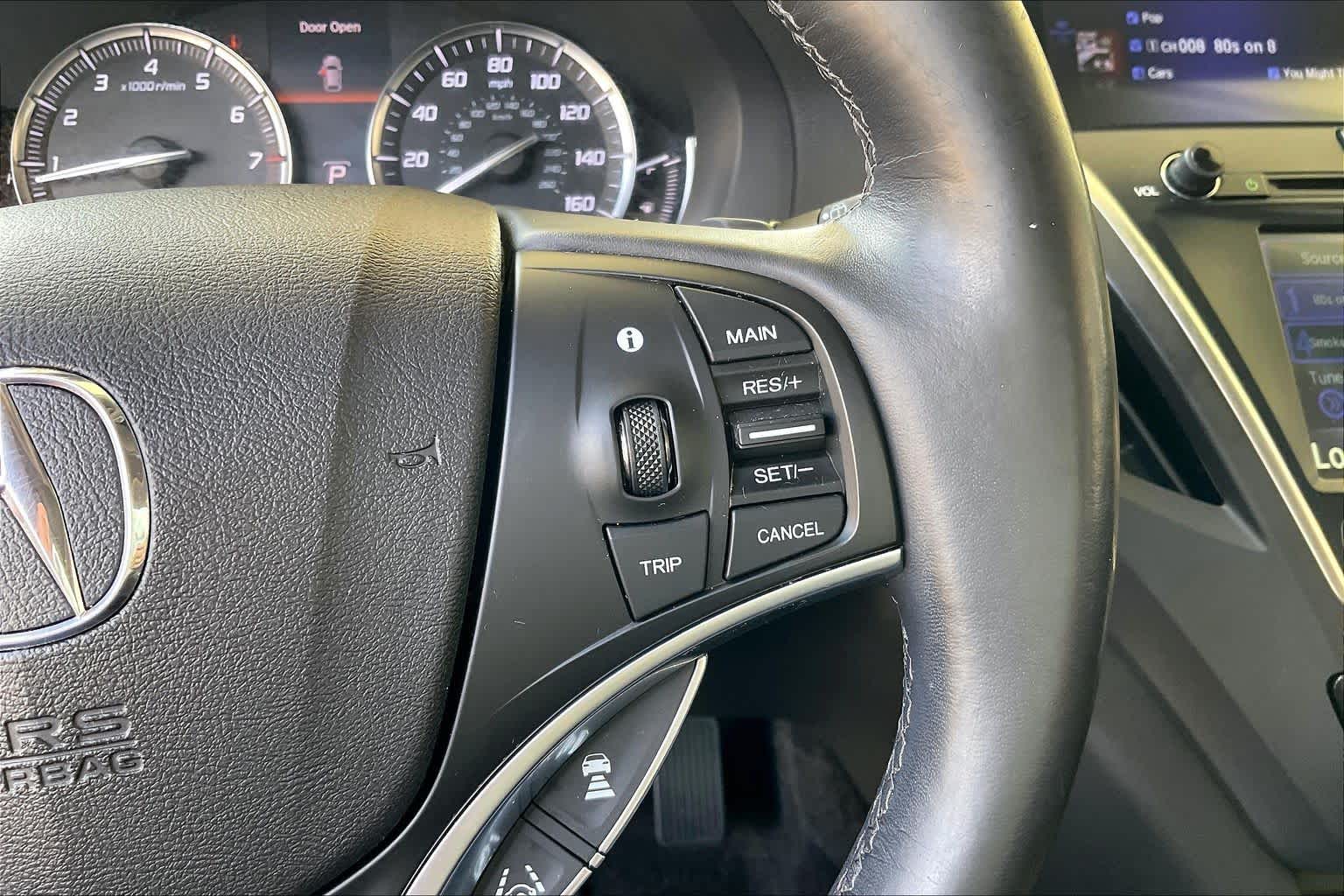 2017 Acura MDX w/Technology Pkg Crystal Black Pearl at Lone Star Chevrolet