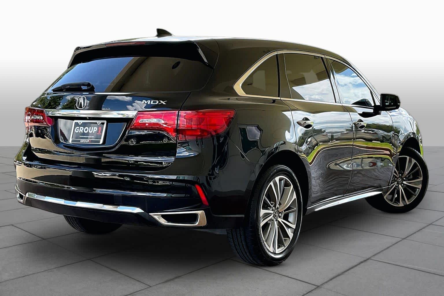 2017 Acura MDX w/Technology Pkg Crystal Black Pearl at Lone Star Chevrolet