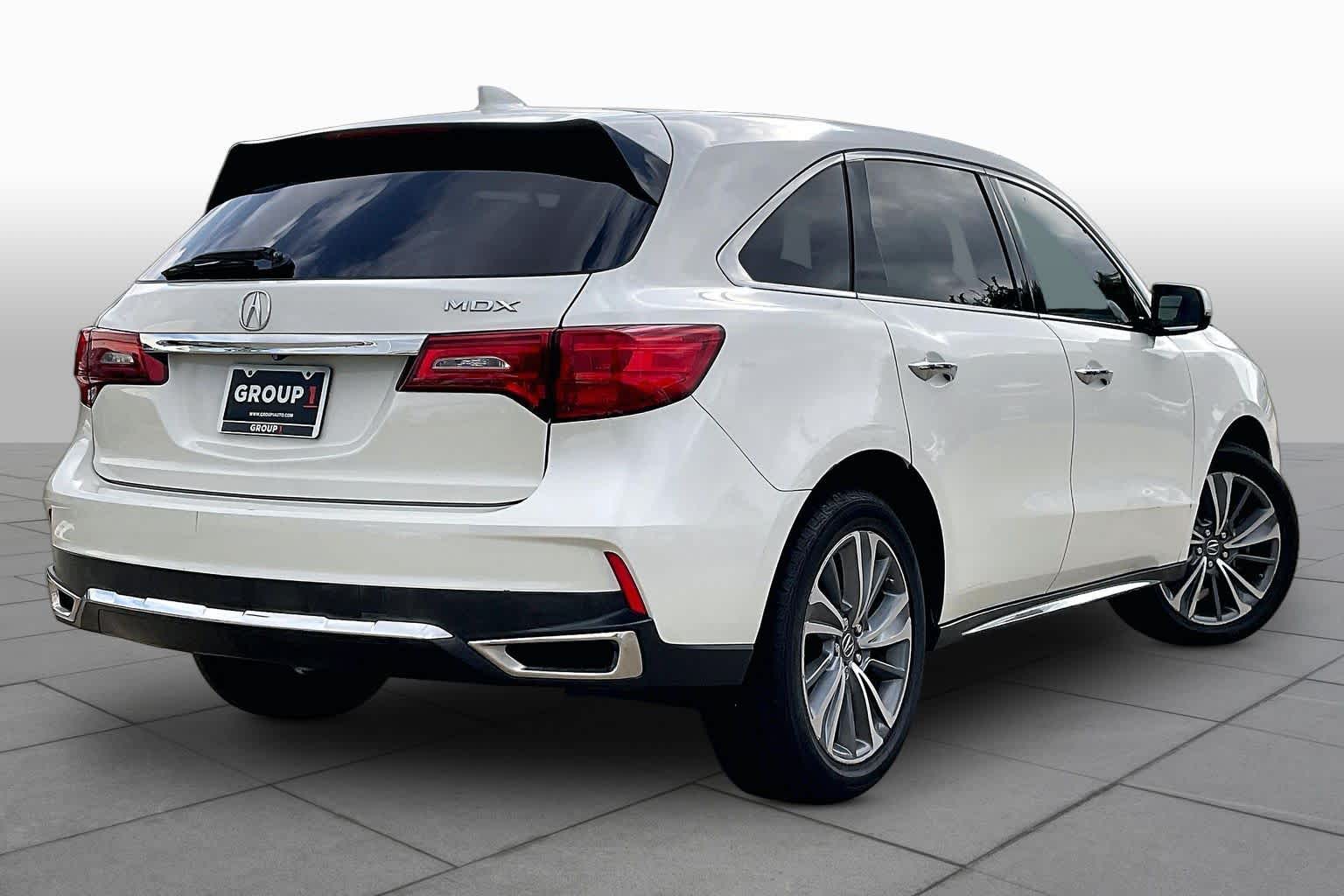 2017 Acura MDX w/Technology Pkg White Diamond Pearl at AutoNation USA Katy