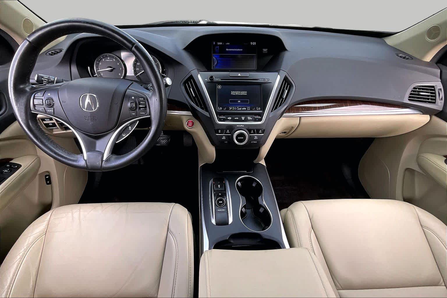 2017 Acura MDX w/Technology Pkg White Diamond Pearl at AutoNation USA Katy