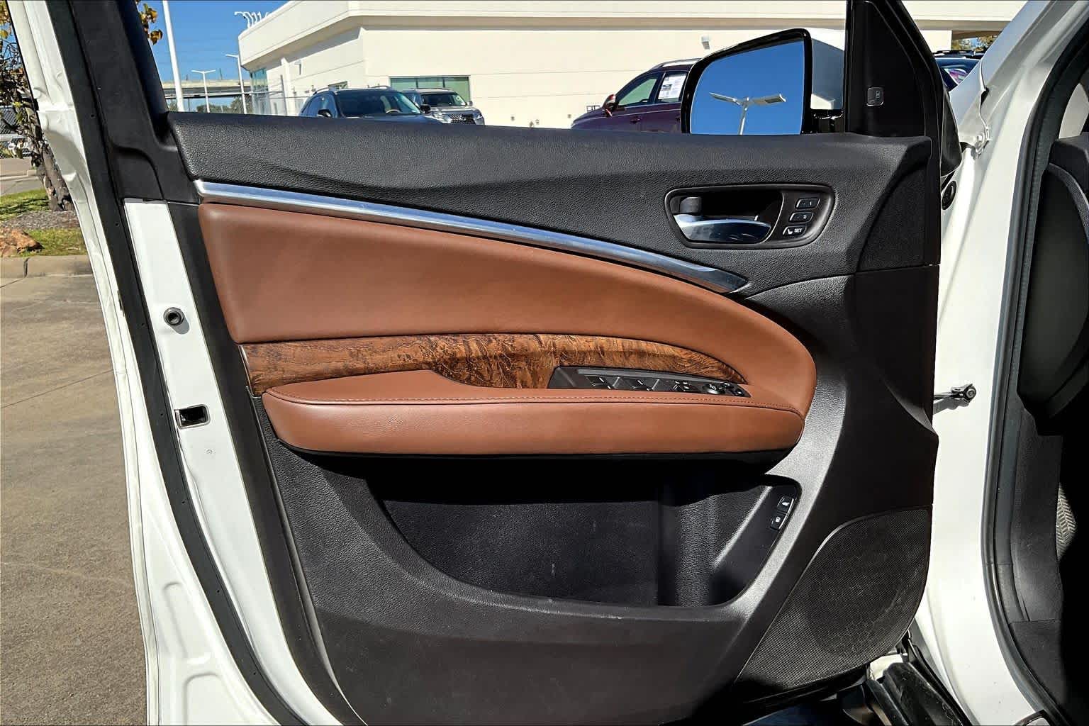 2017 Acura MDX w/Advance Pkg White Diamond Pearl at Sterling McCall Acura